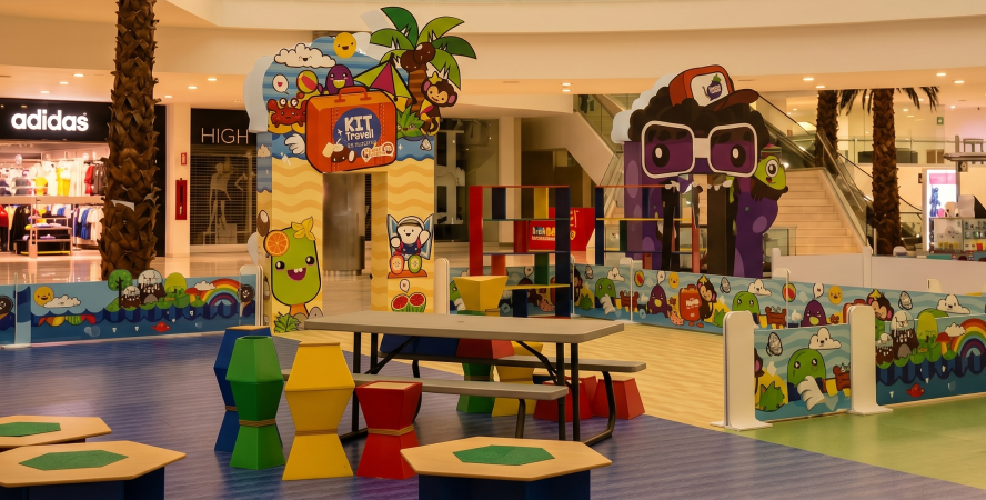 Instalación para área infantil en plaza comercial