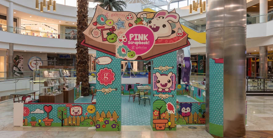 Instalación para área infantil en plaza comercial