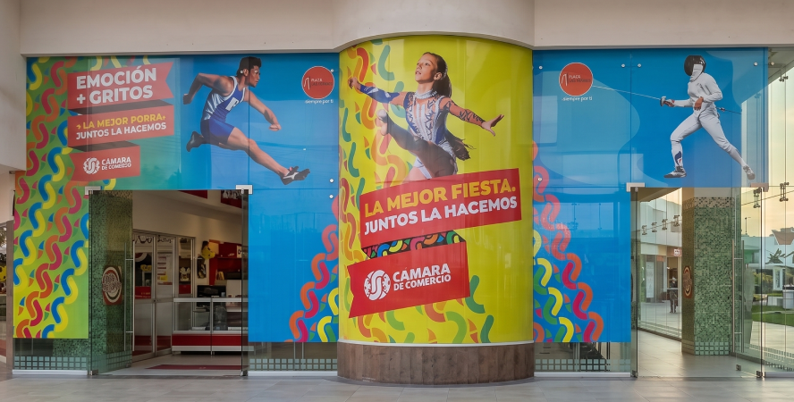 Instalación impresa gran formato full wrap