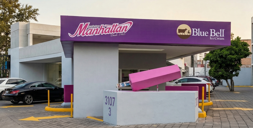 Instalación para paletería en exterior.